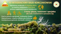 XI INTEGRACYJNY RAJD KORCZAKOWSKI - ZAPRASZAMY DO WSPÓLNEGO ŚWIĘTOWANIA DNIA ZIEMI!